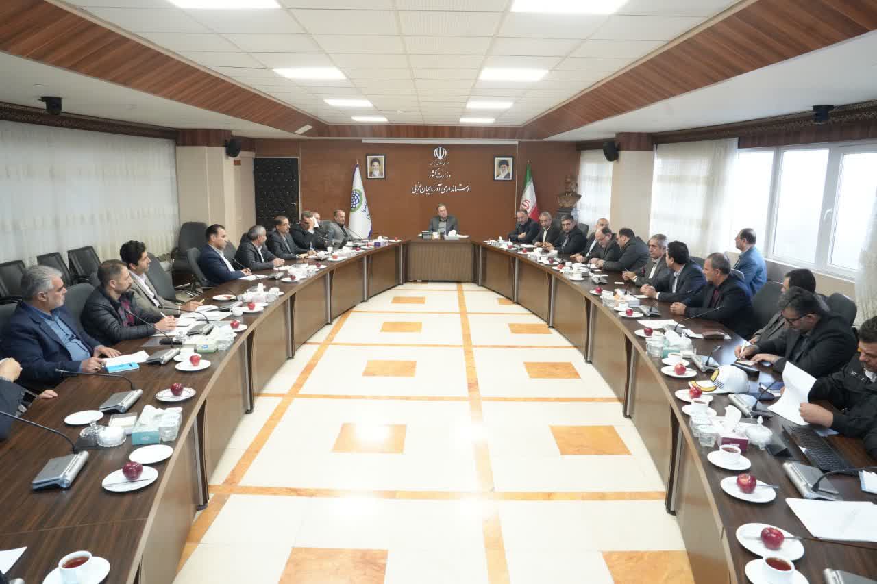 برگزاری جلسه کارگروه شرایط اضطرار و آلودگی هوای آذربایجانغربی