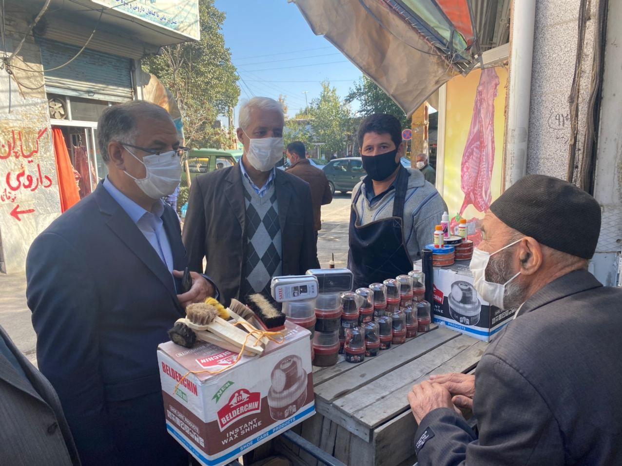 بازدید فرماندار شهرستان خوی از منطقه شهید جعفر پور (خاماچیلار)