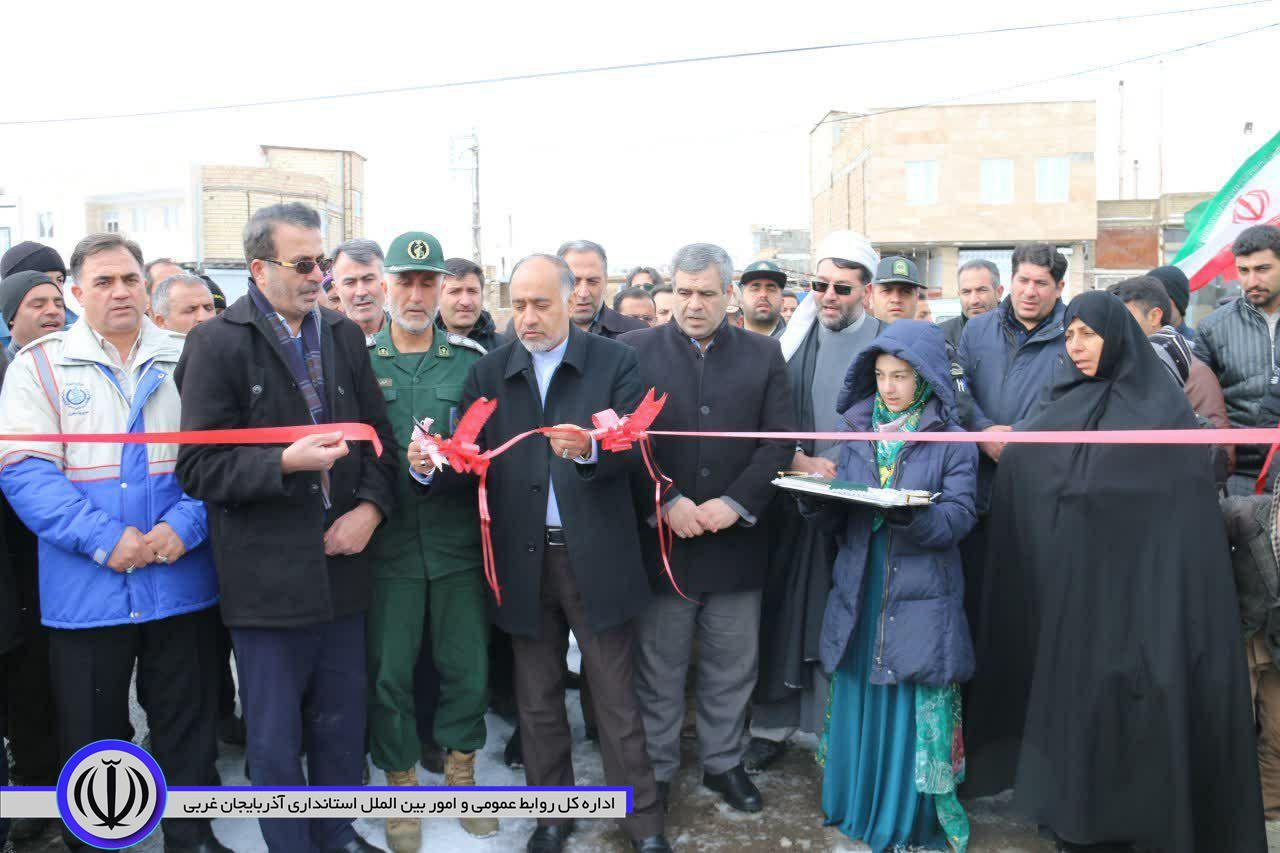 در نهمین روز از دهه مبارک فجر: افتتاح چندین طرح عمرانی در شهرستان خوی