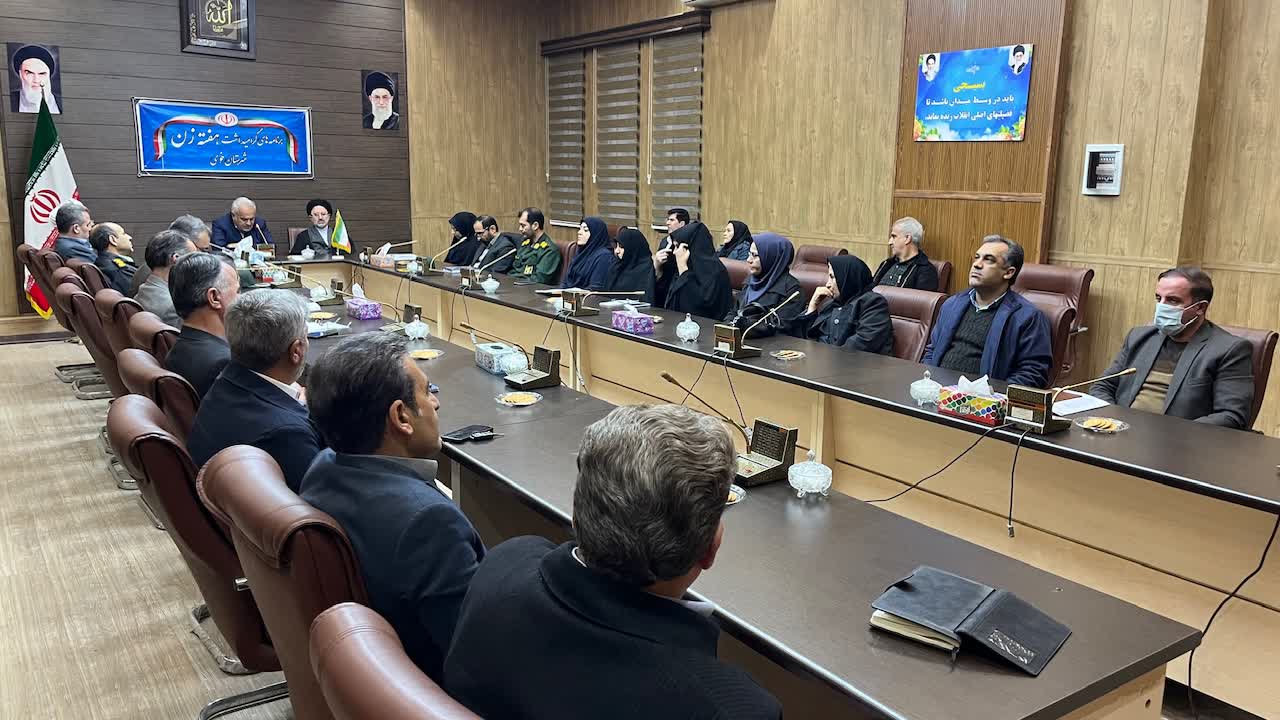 جلسه ستاد هماهنگی هفته زن شهرستان خوی برگزار شد