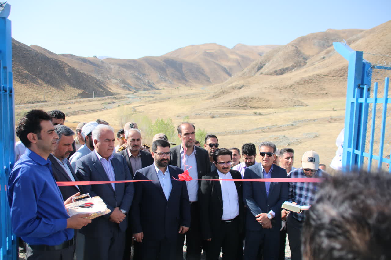 افتتاح پروژه تأمین آب شرب روستای زری خوی