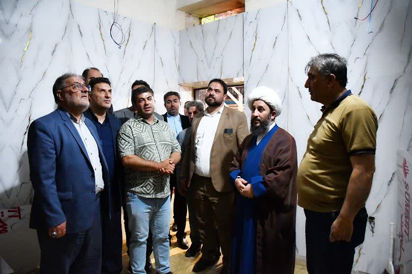 بازدید فرماندار ویژه شهرستان خوی از روند آمادهسازی سالن 2 هزار نفری شهید چمران