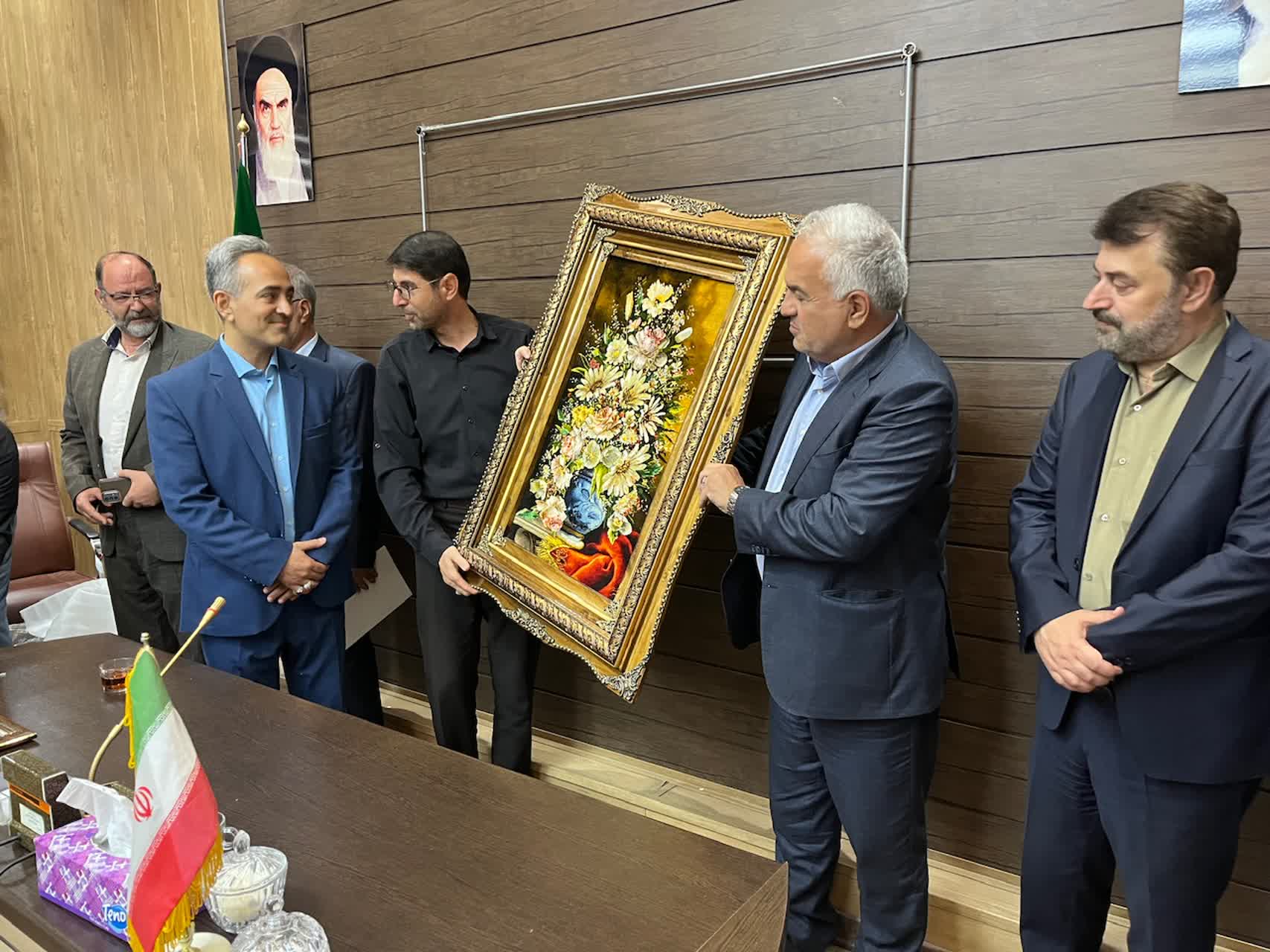 مراسم تودیع و معارفه رئیس اداره صنعت، معدن و تجارت شهرستان خوی