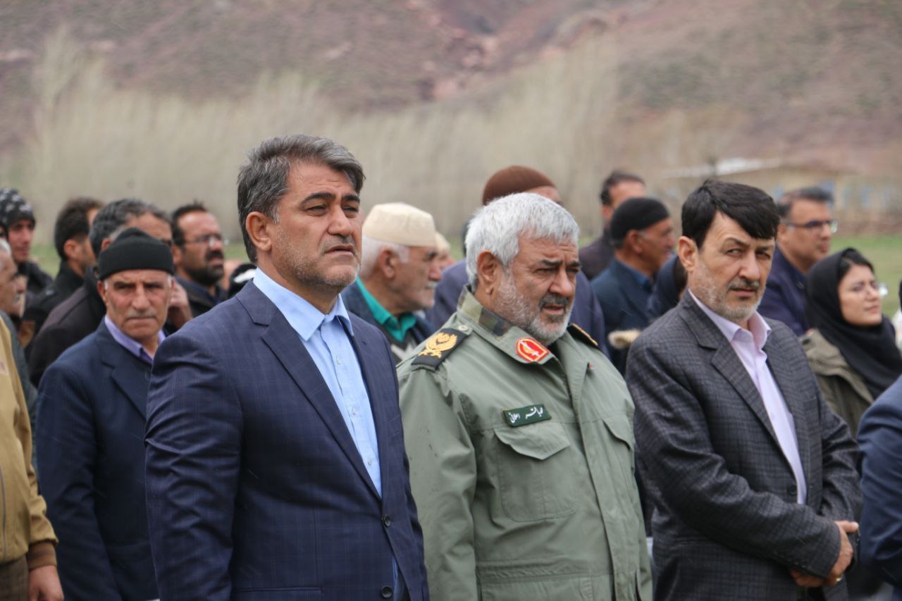 کلنگ زنی مرکز جامع سلامت روستای های بلسور سفلی و دیزج الند