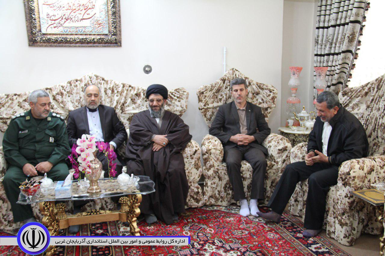 دیدار فرماندار شهرستان خوی با جانبازان سرافراز دوران دفاع مقدس بمناسبت میلاد حضرت ابوالفضل العباس(ع) و روز جانباز