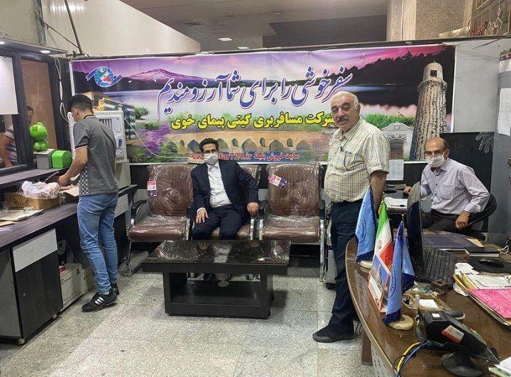 بازدید سرپرست فرمانداری شهرستان خوی از پایانه مسافربری