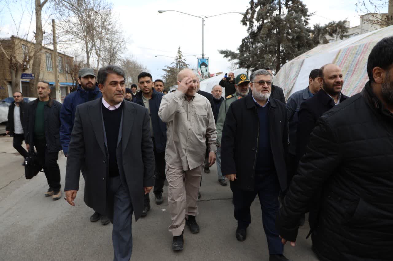 آلبوم تصویری / بازدید رئیس مجلس و استاندار آذربایجانغربی از مناطق زلزله زده شهرستان خوی