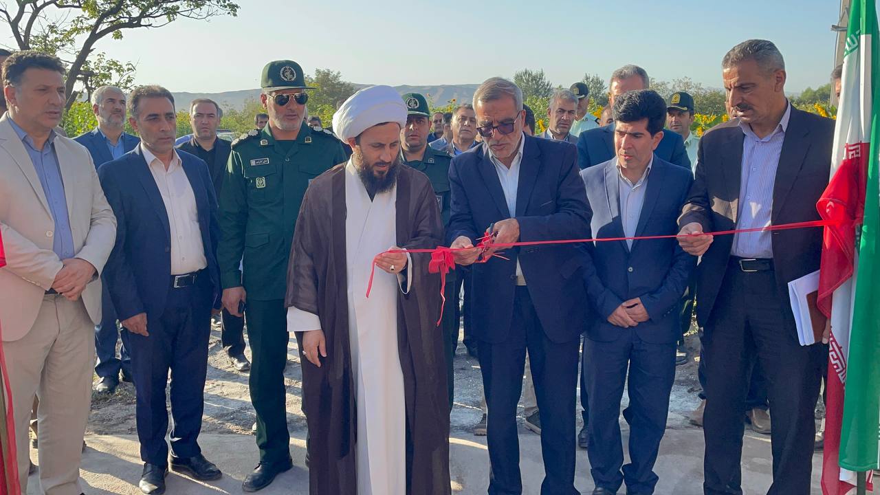 افتتاح و آغاز عملیات اجرایی 6 طرح عمرانی، کشاورزی و خدماتی در خوی