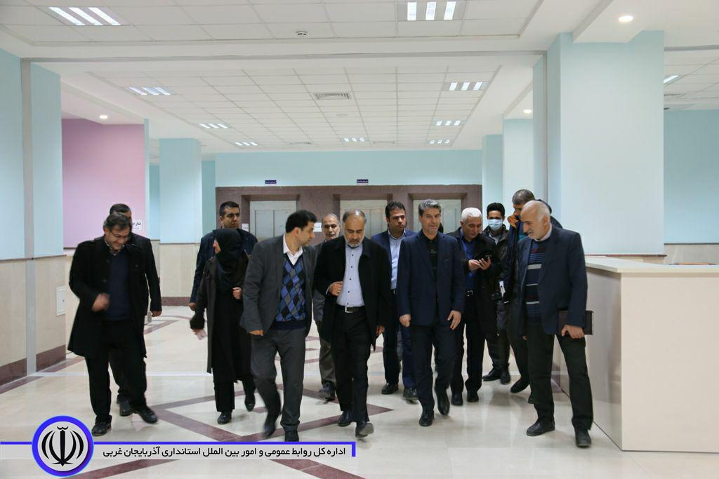 بازدید استاندار آذربایجان غربی از بیمارستان آیت الله خوئی شهرستان خوی