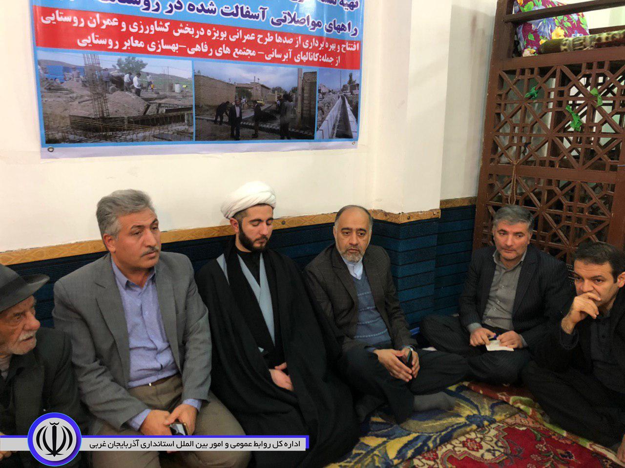 دیدارفرماندار شهرستان خوی با مردم بخش ایواوغلی