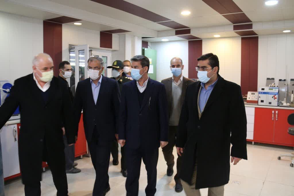 سفر یک روزه استاندار آذربایجان غربی و معاون وزیر صمت به شهرستان خوی و بازدید از کارخانجات نساجی