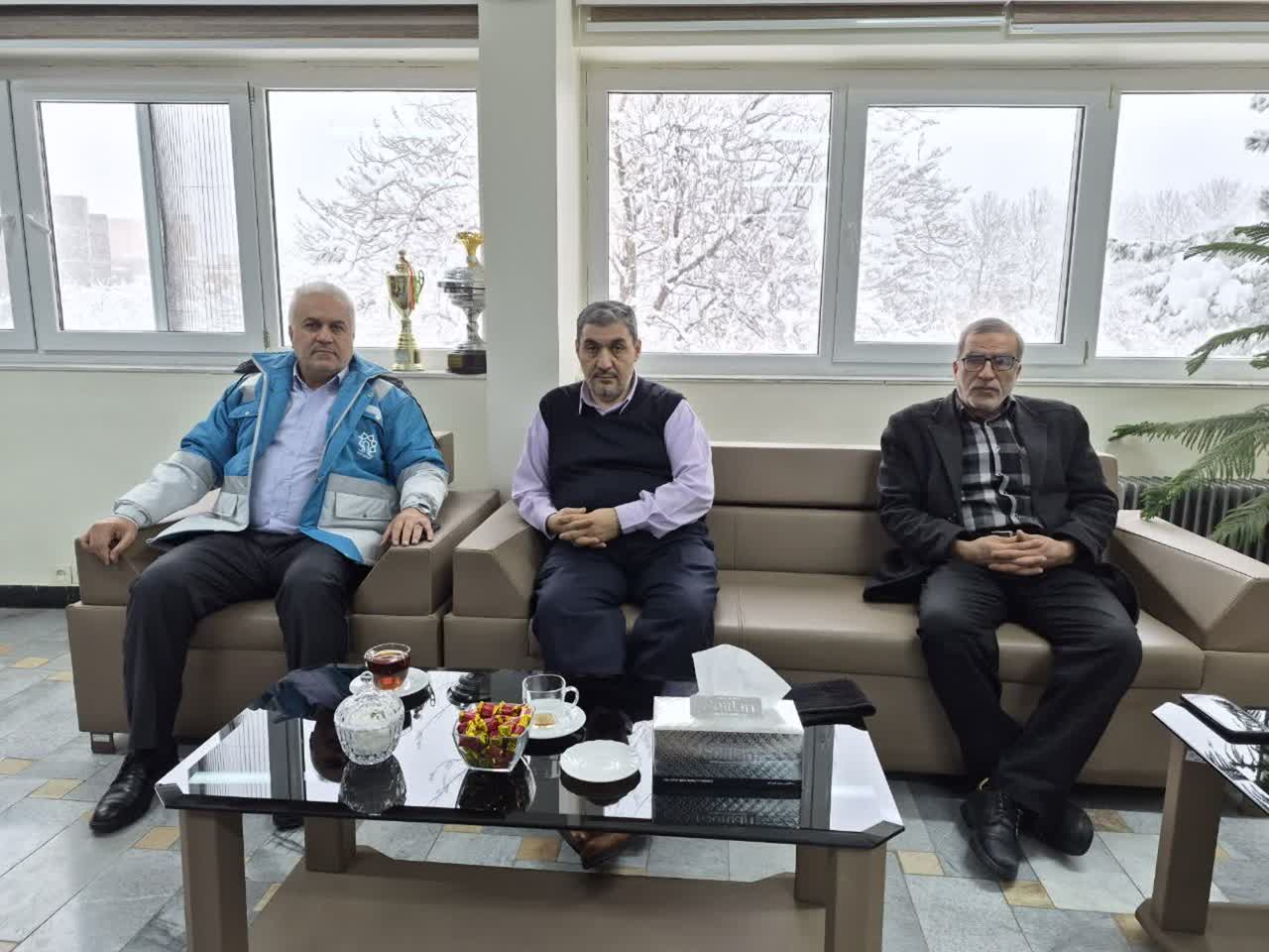 در پی بارش سنگین برف