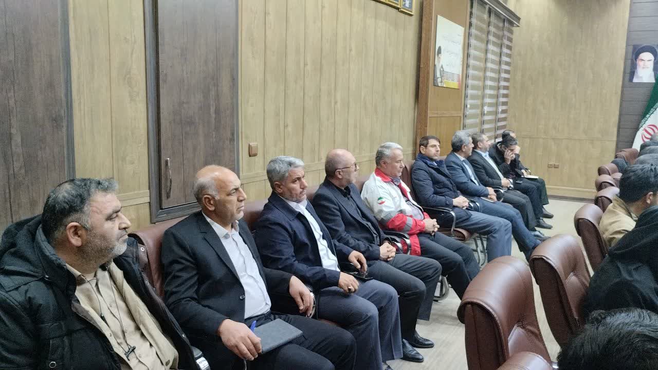 جلسه ستاد مدیریت بحران شهرستان برگزار شد