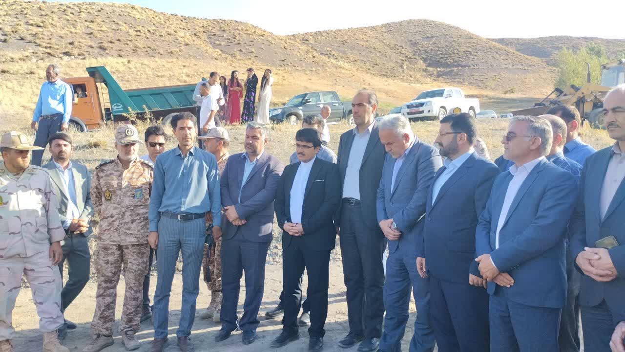 کلنگزنی پروژه آبرسانی روستای قشلاق تاریمیش قطور