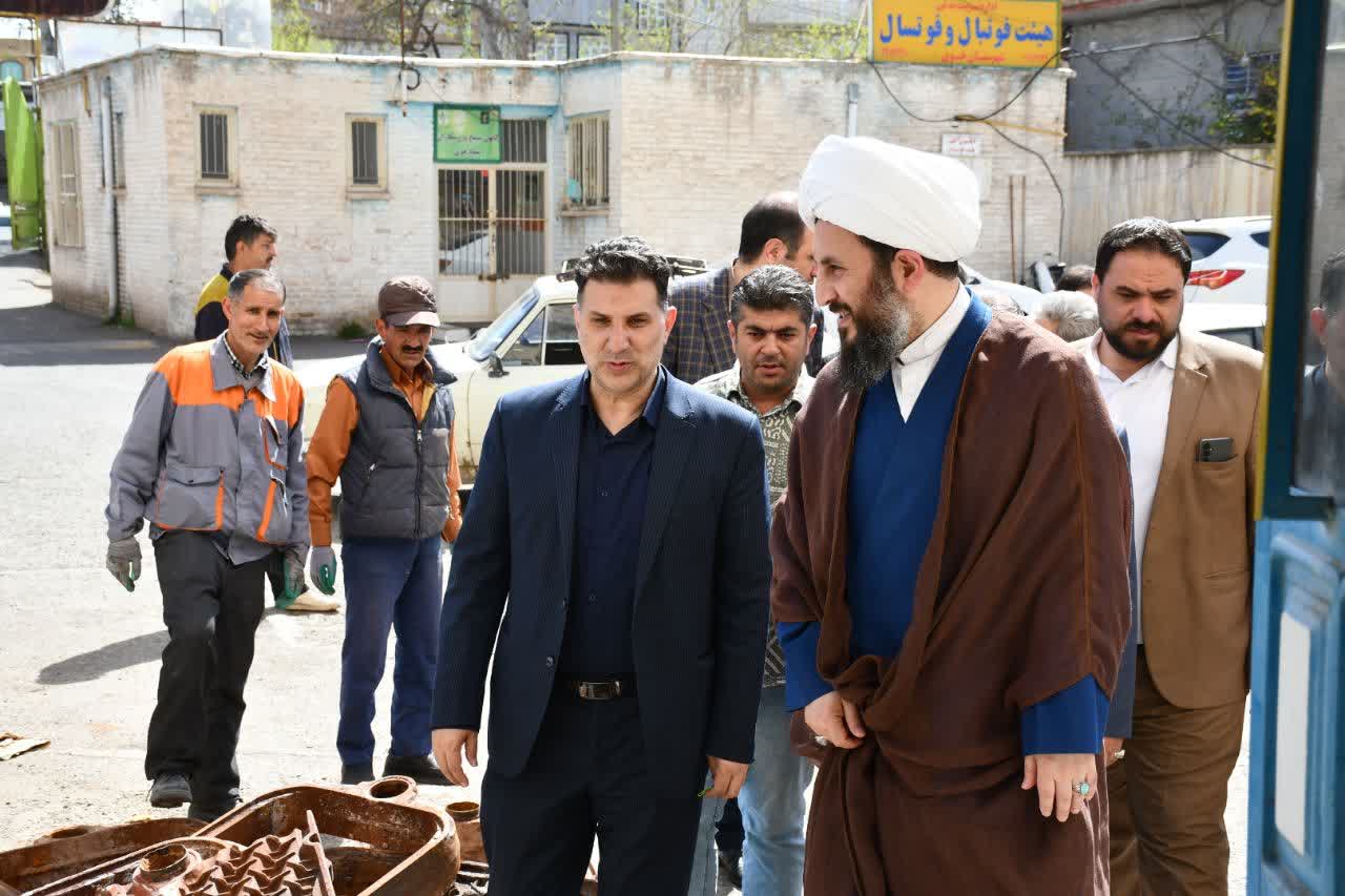 بازدید فرماندار ویژه شهرستان خوی از روند آمادهسازی سالن 2 هزار نفری شهید چمران