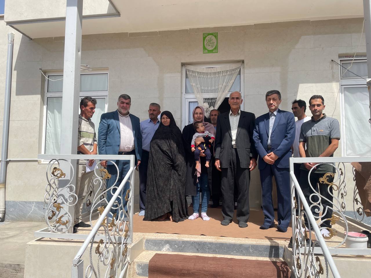 بازدید رئیس بنیاد مستضعفان از روند بازسازی مناطق زلزله شهرستان خوی