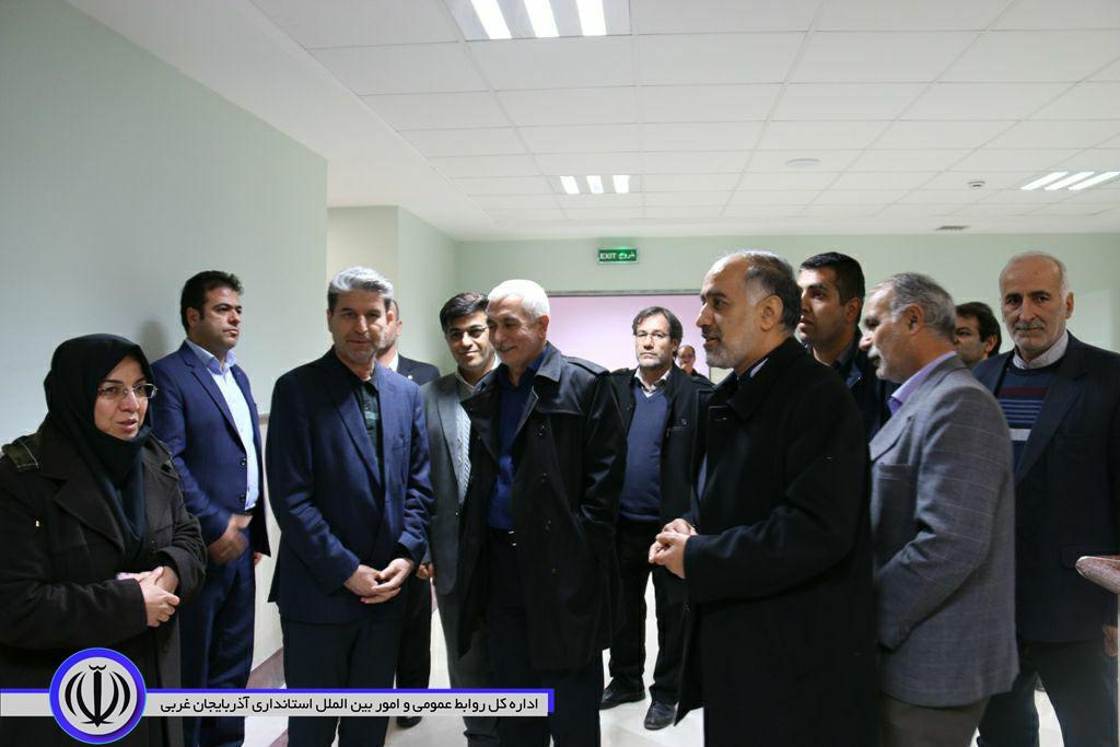 بازدید استاندار آذربایجان غربی از بیمارستان آیت الله خوئی شهرستان خوی