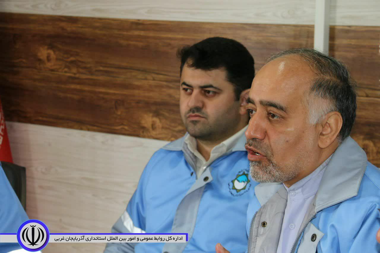 برگزاری جلسات مستمر ستاد هماهنگی و فرماندهی عملیات پاسخ به بحران شهرستان خوی در بخش قطور