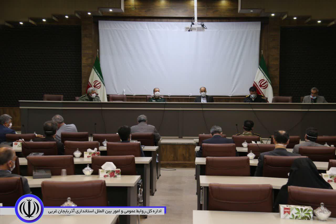برگزاری جلسه ستاد پیشگیری از کرونا ویروس با حضور فرماندار شهرستان خوی و فرمانده سپاه شهدای استان آذربایجان غربی