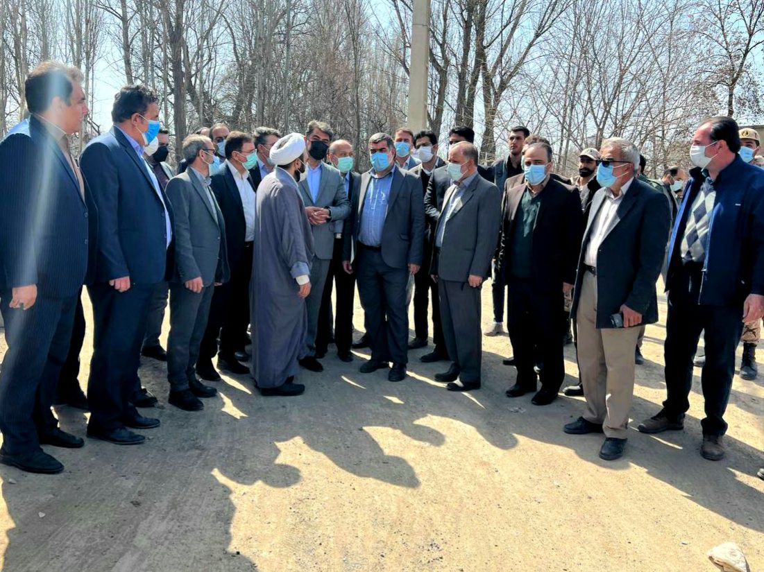 بازدید رئیس بنیاد مسکن انقلاب اسلامی کشور از مناطق بخش های مرکزی و فیرورق
