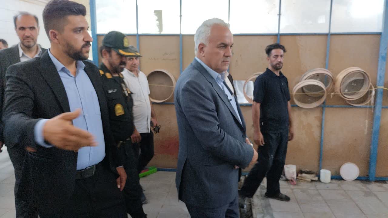 آغاز به‌کار کارخانه بسته‌بندی گل‌دانه خوی