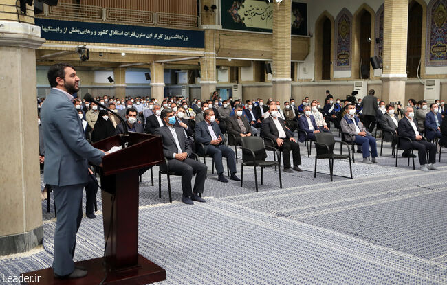 دیدار رهبر معظم انقلاب اسلامی با جمعی از کارگران