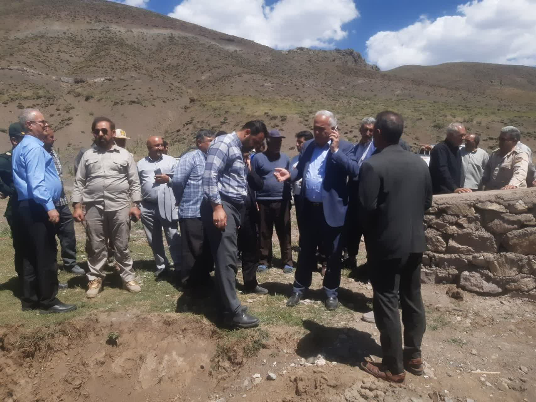 بررسی مسائل و مشکلات بخش صفائیه با حضور سرپرست فرمانداری خوی