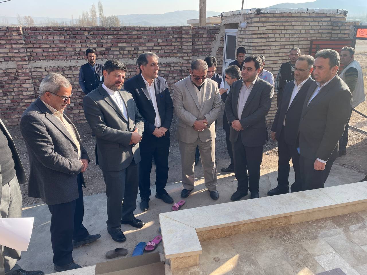 بازدید میدانی رییس هیات عامل صندوق بیمه حوادث طبیعی ساختمان از مناطق زلزله زده خوی