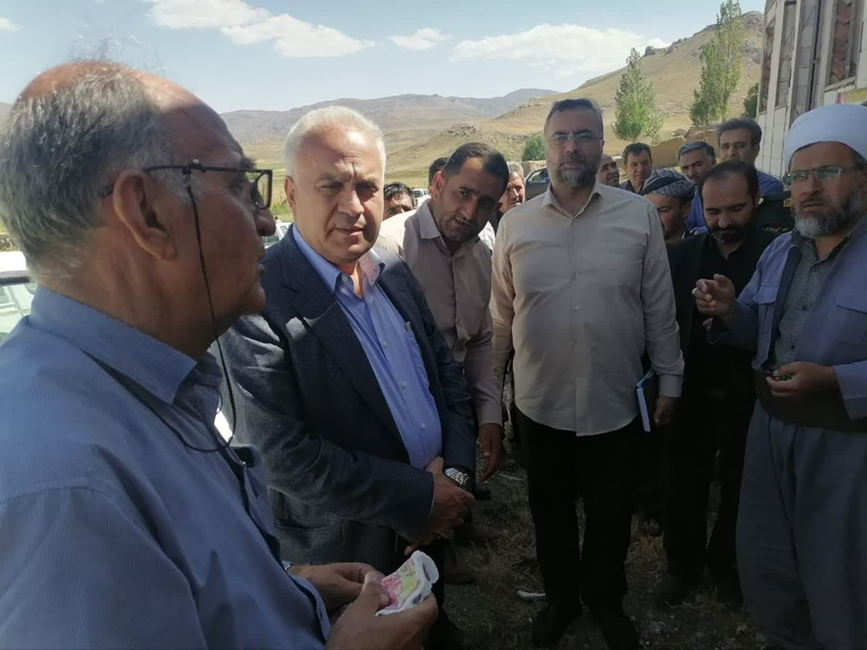 بررسی مسائل و مشکلات بخش صفائیه با حضور سرپرست فرمانداری خوی