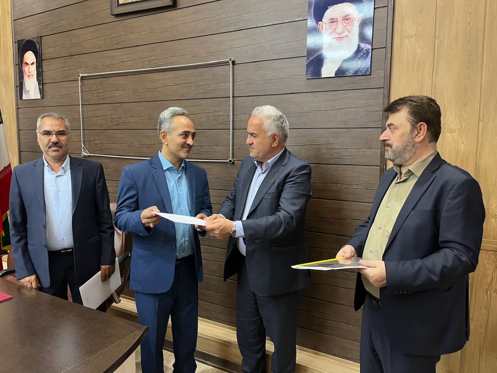 مراسم تودیع و معارفه رئیس اداره صنعت، معدن و تجارت شهرستان خوی