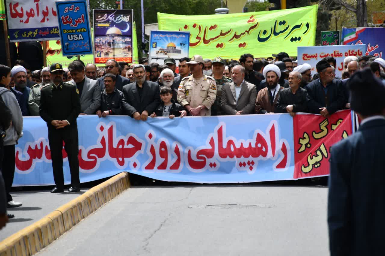 راهپیمایی روز قدس در خوی