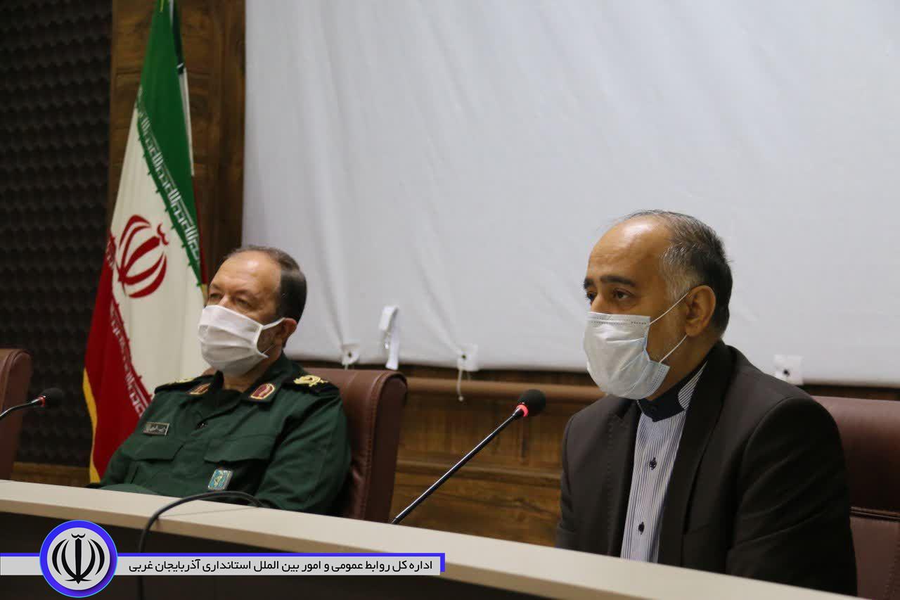 برگزاری جلسه ستاد پیشگیری از کرونا ویروس با حضور فرماندار شهرستان خوی و فرمانده سپاه شهدای استان آذربایجان غربی