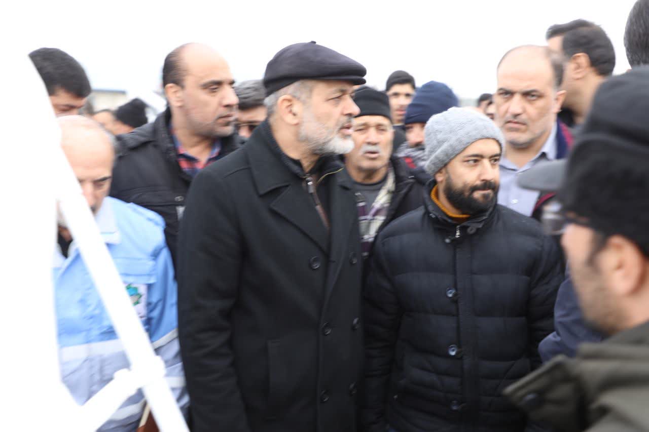 آلبوم تصویری / بازدید وزیر کشور به همراه استاندار آذربایجانغربی از اسکان اضطراری زلزلهزدگان خوی