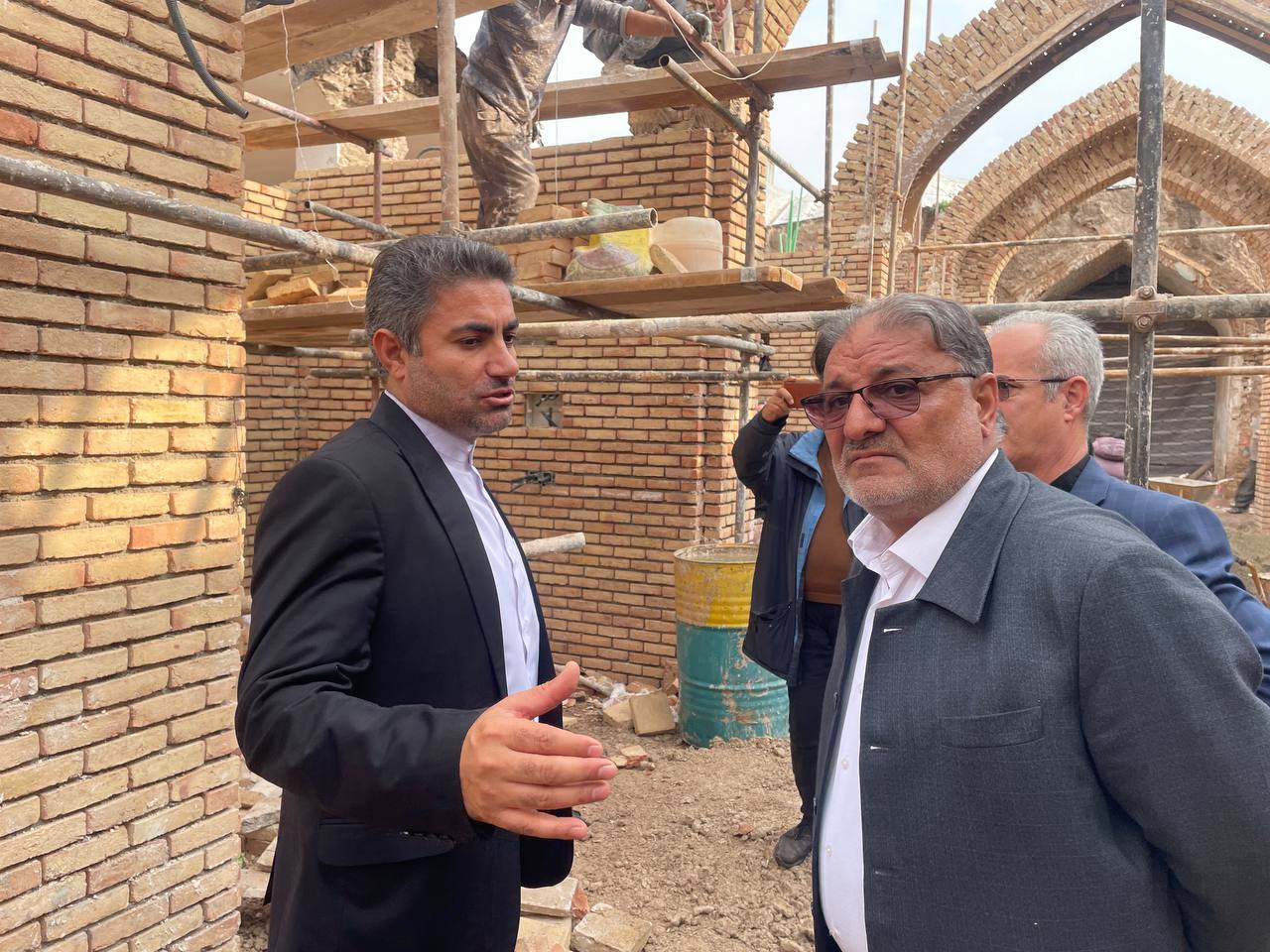 بازدید فرماندار از مجموعه بازار تاریخی و سنتی خوی