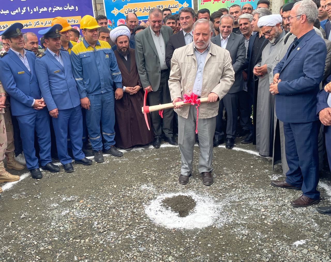 آغاز عملیات اجرایی گازرسانی شهر قطور