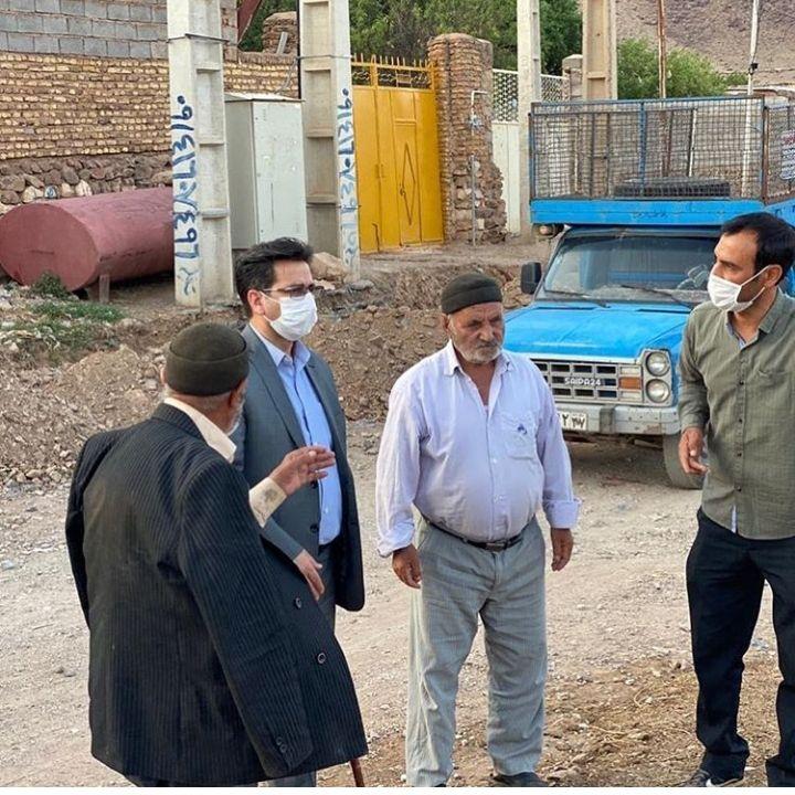 بازدید سرپرست فرمانداری شهرستان خوی از روستاهای بخش ایواوغلی