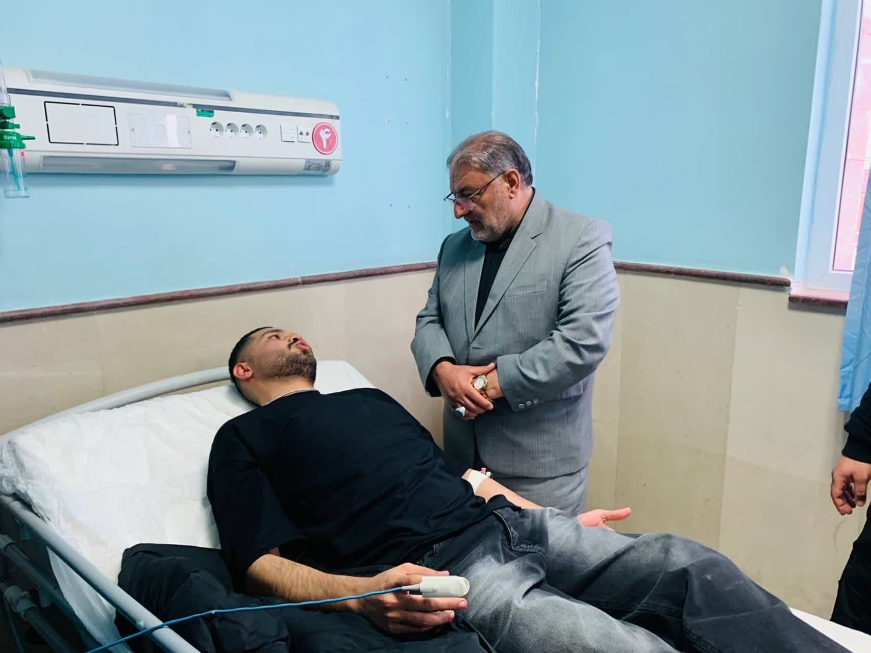 حضور فرماندار در مراکز درمانی شهرستان خوی
