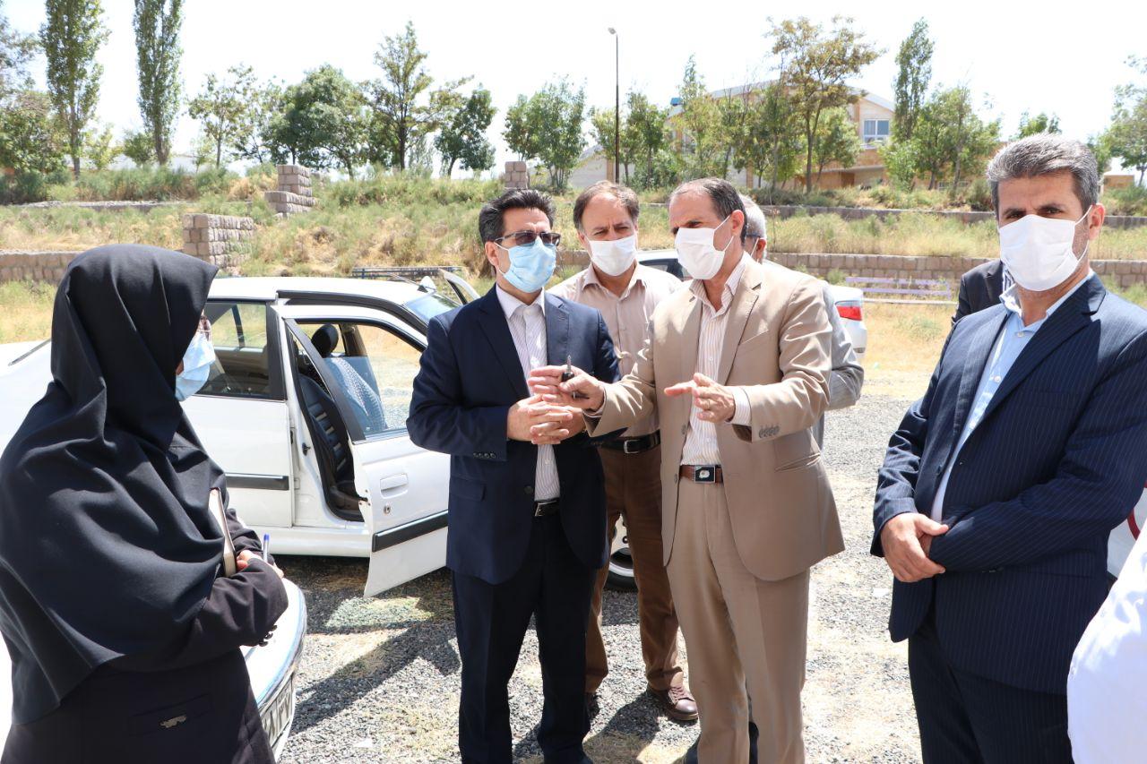 بازدید سرپرست فرمانداری شهرستان خوی از حوزههای برگزاری آزمون سراسری سال ۹۹
