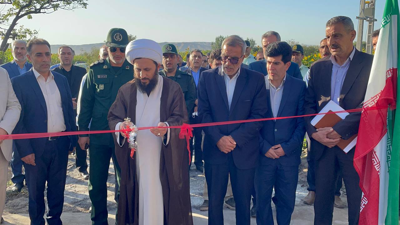 افتتاح و آغاز عملیات اجرایی 6 طرح عمرانی، کشاورزی و خدماتی در خوی
