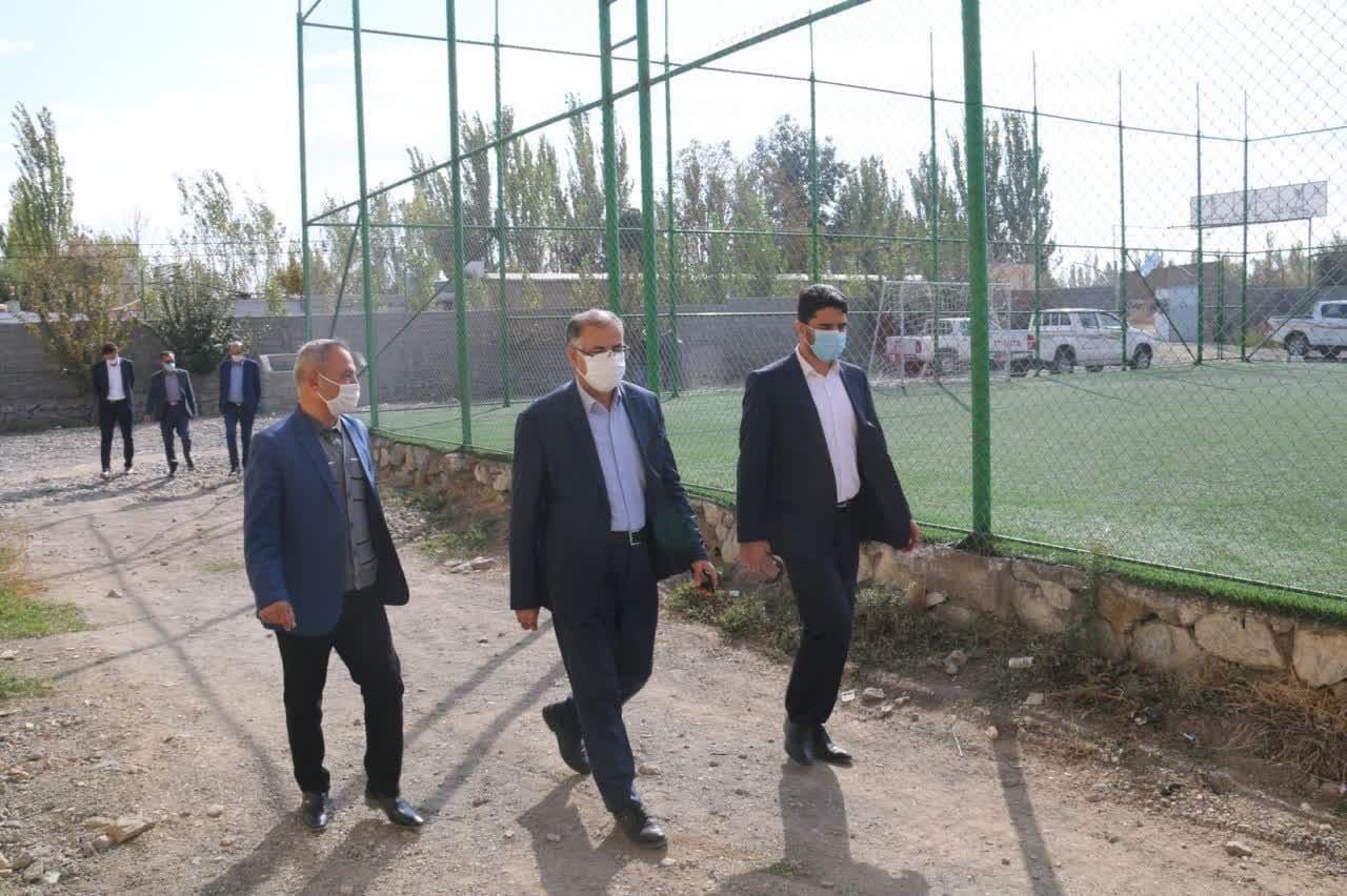 بازدید فرماندار شهرستان خوی از روند ساخت مجتمع فرهنگی و ورزشی در محله ملاباغی