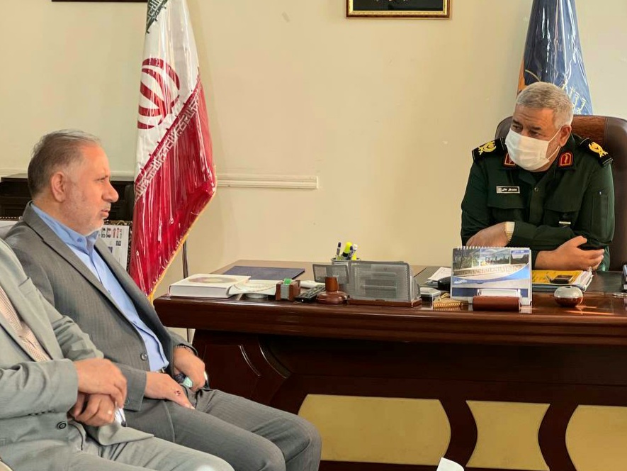 دیدار فرماندار شهرستان خوی با فرمانده سپاه پاسداران