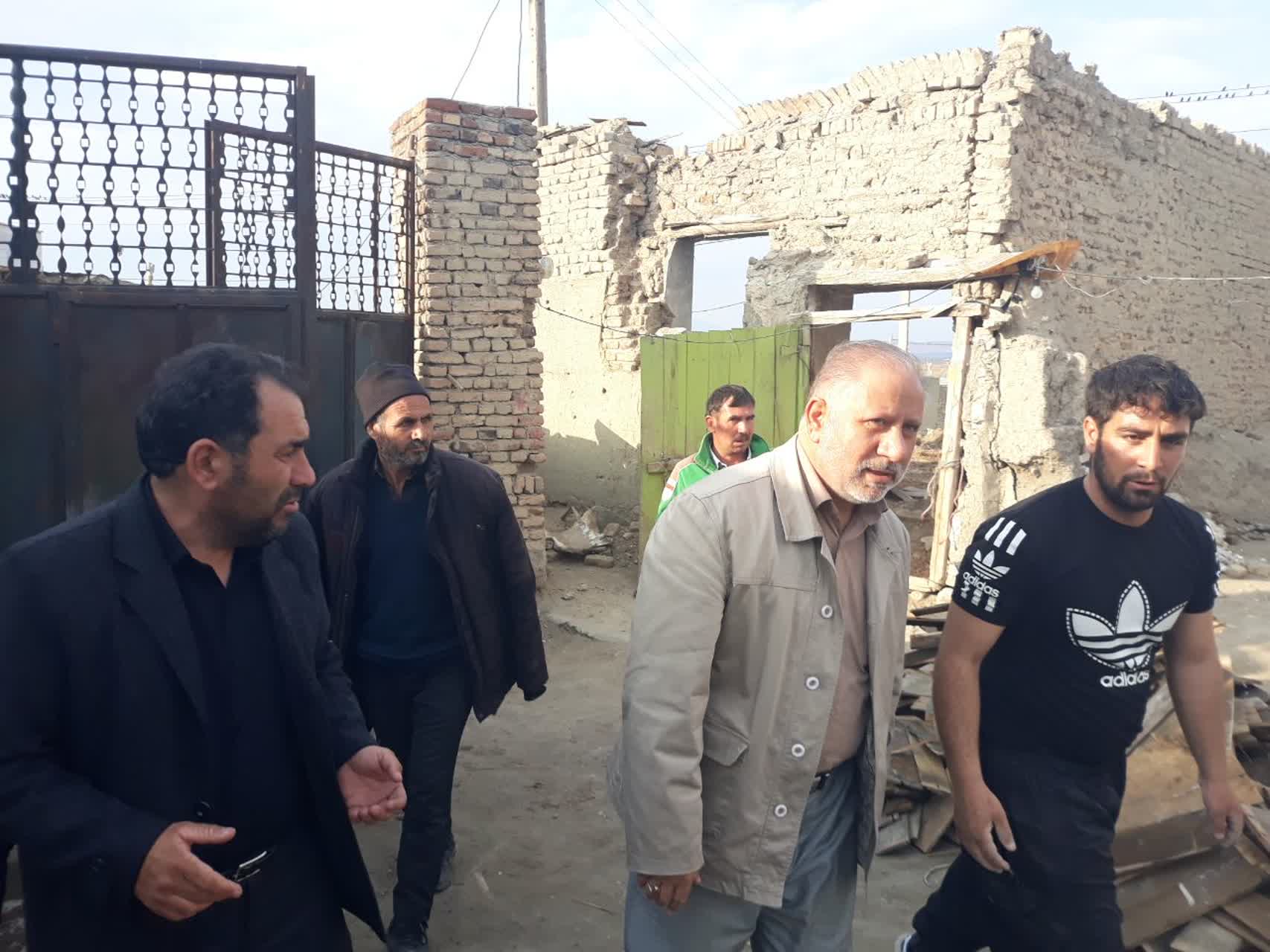 حضور میدانی و بازدید فرماندار خوی از روستای شوربلاغ