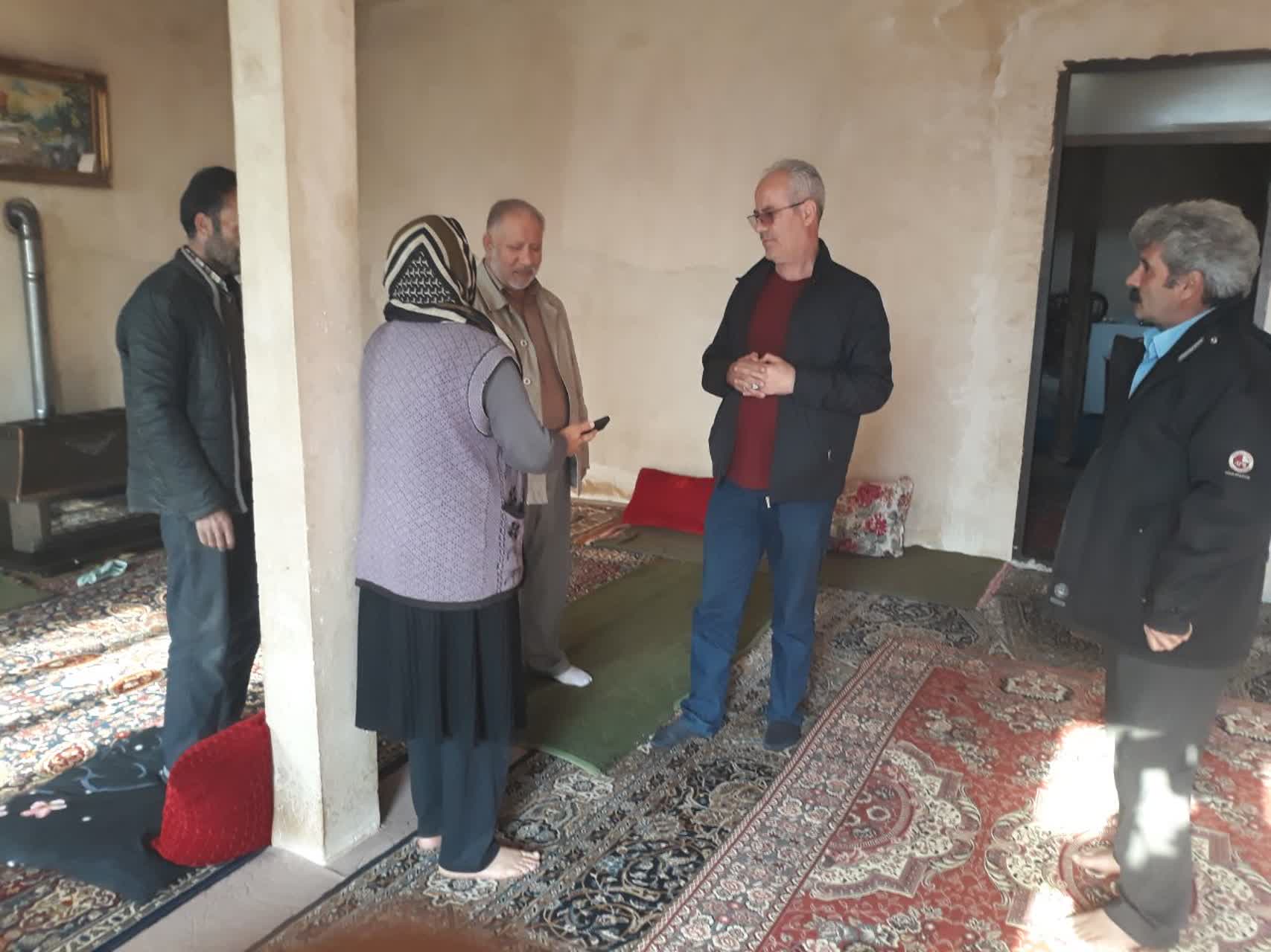 حضور میدانی و بازدید فرماندار خوی از روستای شوربلاغ