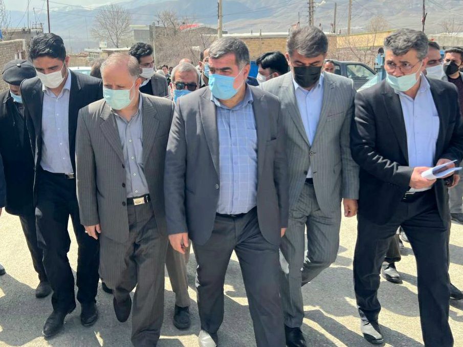 بازدید رئیس بنیاد مسکن انقلاب اسلامی کشور از مناطق بخش های مرکزی و فیرورق