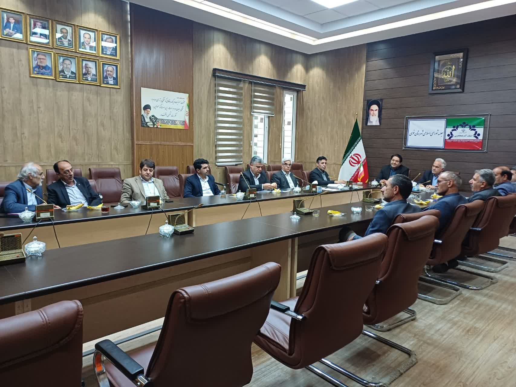 برگزاری جلسه شورای اسلامی شهرستان خوی
