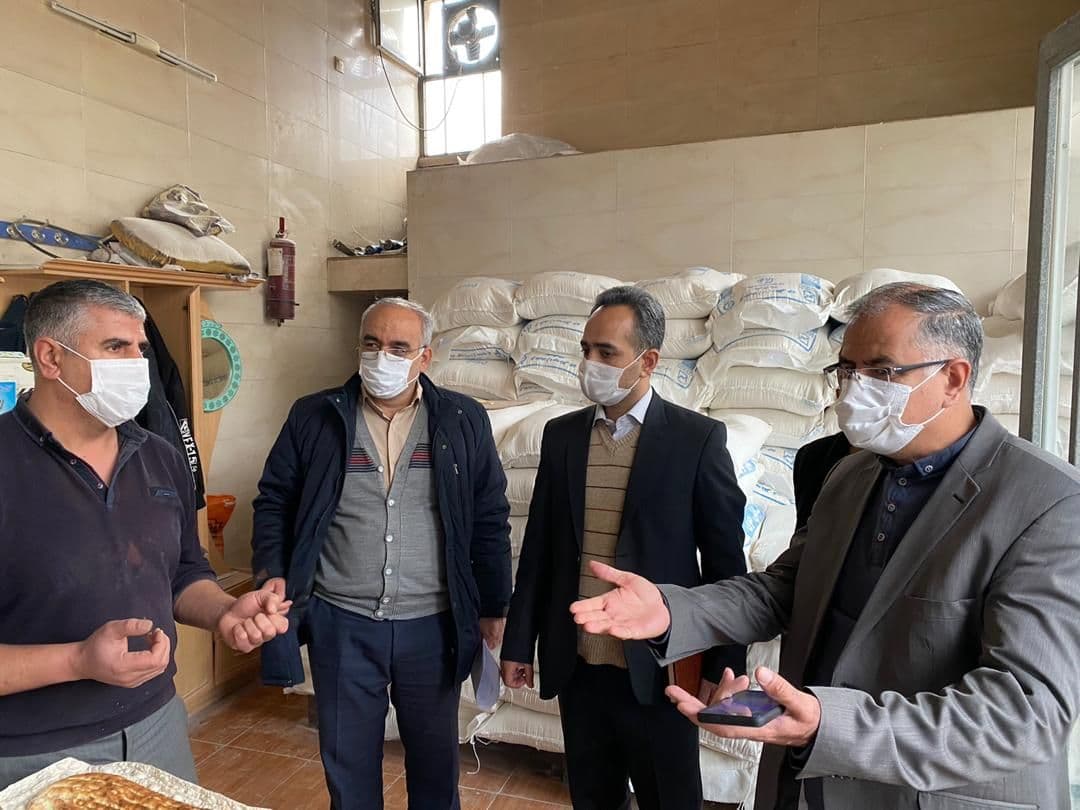 بازدید فرماندار شهرستان خوی از نانوایی ها