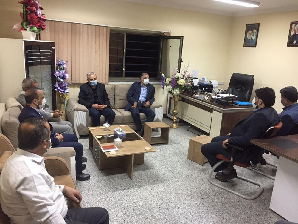 بازدید معاون استاندار و فرماندار ویژه شعرستان خوی از بخشداری فیرورق