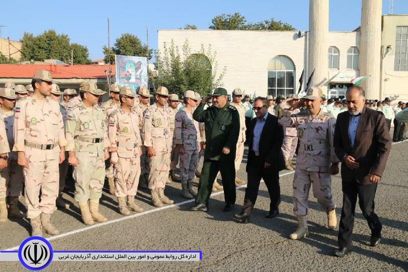 برگزاری صبحگاه مشترک نیروهای مسلح بمناسبت هفته نیروی انتظامی در شهرستان خوی
