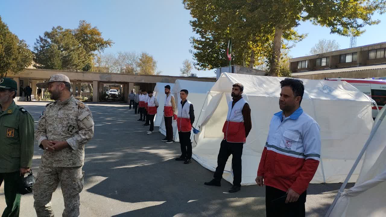 مانور پدافند غیرعامل در مدارس خوی برگزار شد