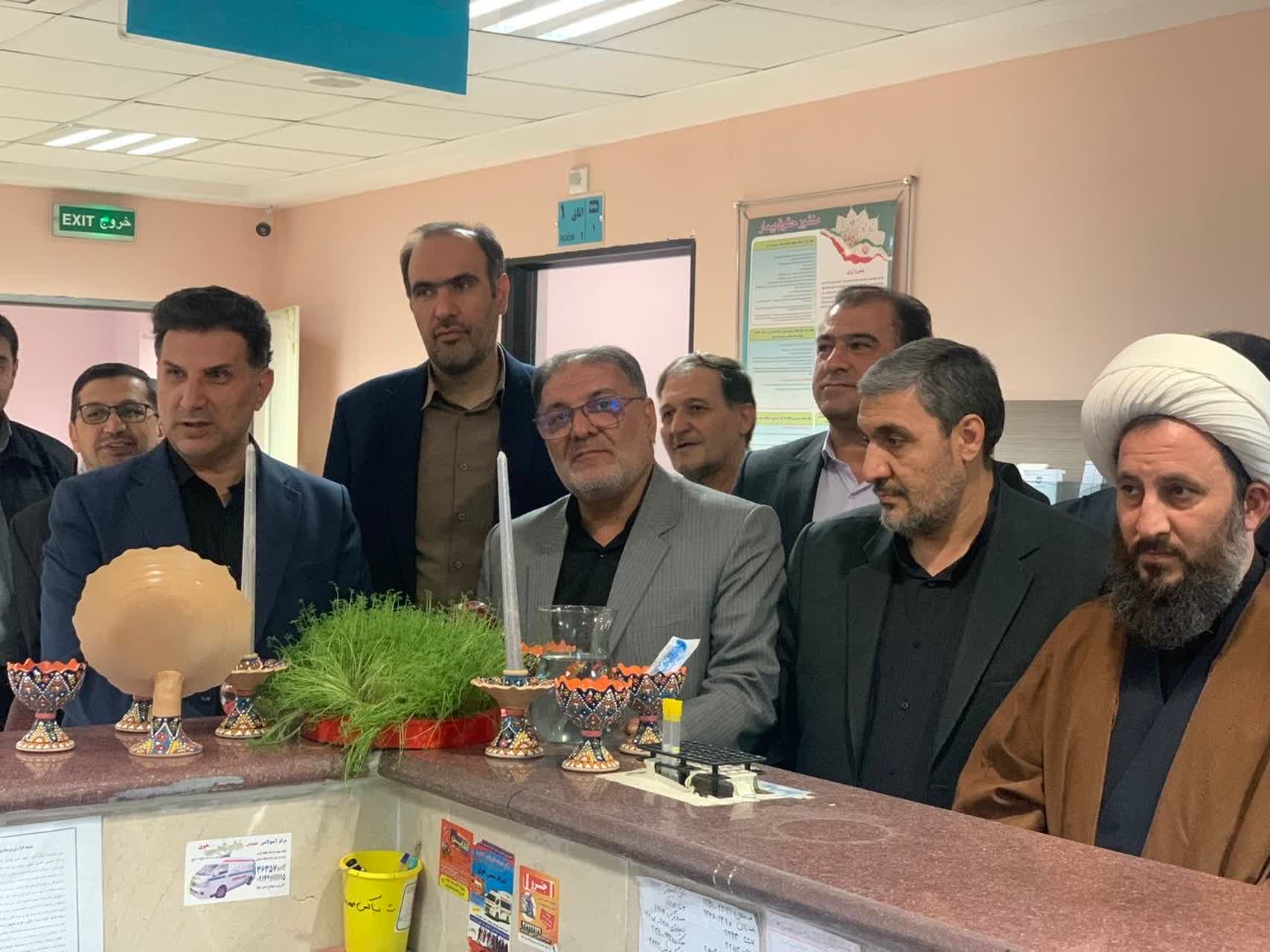 حضور فرماندار در مراکز درمانی شهرستان خوی